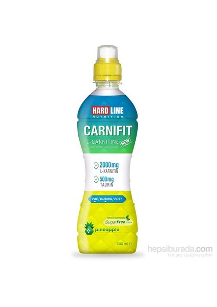 Hardline Nutrition Carnifit Ananas Aromalı 500 ML - (24 Adet/Koli)