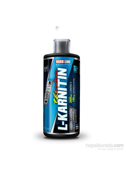 Hardline Nutrition L-Karnitin Thermo - Lcarnitine, Caffeine (Kafein) 1000 Ml Şeftali