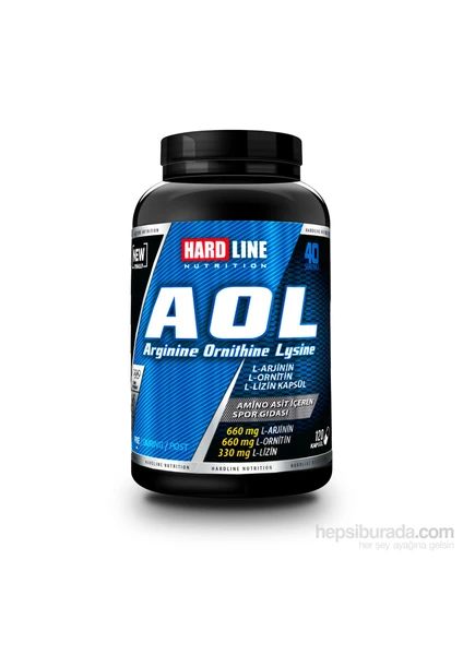 Hardline Nutrition AOL (120 Kapsül) - (Arginine, Arjinin )