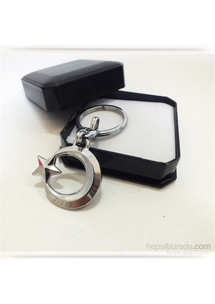 Ay-yıldız 3D Metal Anahtarlık 8560