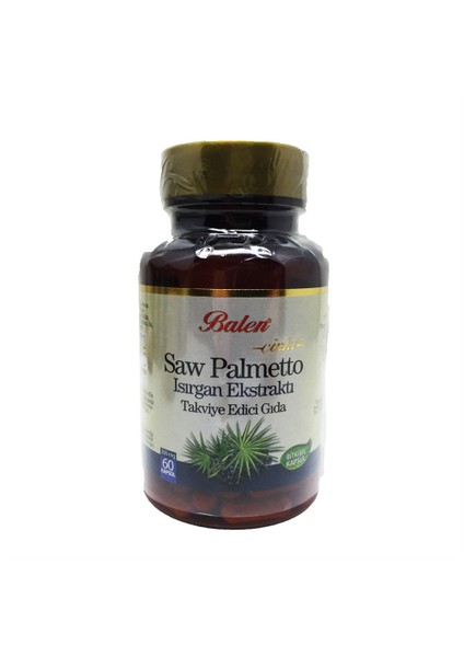 Saw Palmetto (Cüce Palmiye), Isırgan Ekstraktı Kapsül