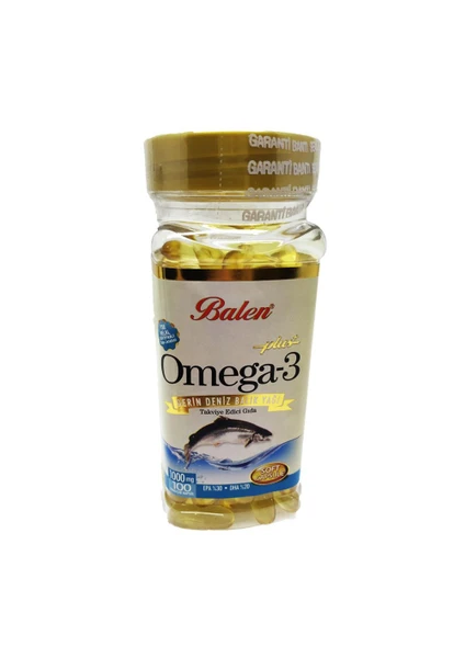 Omega 3 Derin Deniz Balık Yağı Kapsül 100 Kapsül