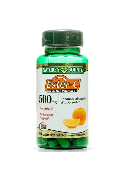 Nature's Bounty Ester-C 500 Mg 60 Tablet