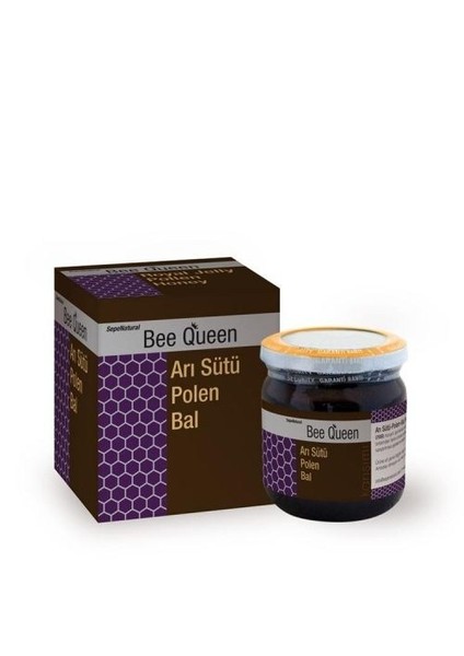 Bee Queen Arı Sütü + Polen + Bal 230 Gr