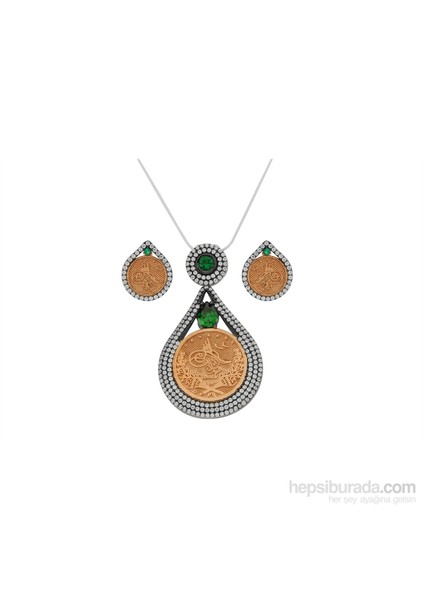 Rose Altın Kaplamalı Paralı Set