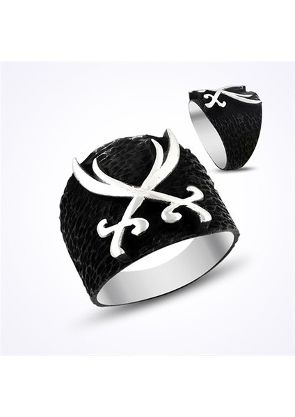 Hz.Ali Zülfikar Kılıç Taşsız Gümüş Erkek Yüzük