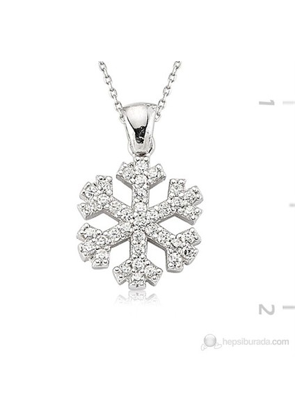 Gumush 925 Gümüş Zirkon Taşlı Kolye Set101106p