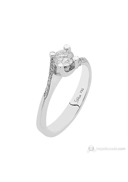 0,45 Karat Pırlanta Tektaş Yüzük