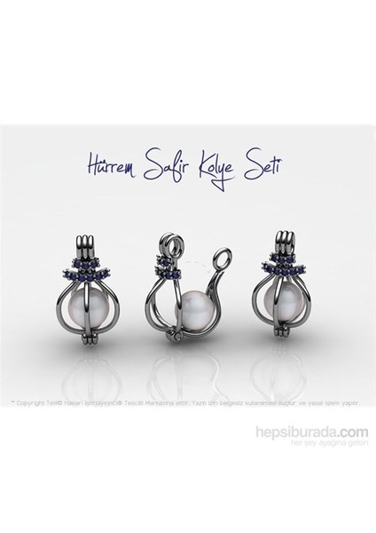 Hürrem Safir Kolye Seti