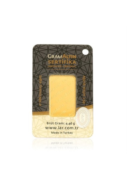 24 Ayar Külçe Gram Altın 2,5 Gr.
