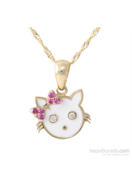 Altınsepeti Kitty Altın Kedi Kolye As359kl