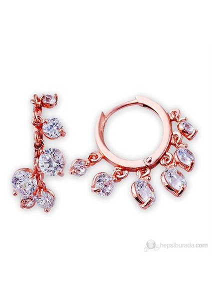 Altın Kaplamalı Gümüş Şıkıdım Küpe (GP00090)