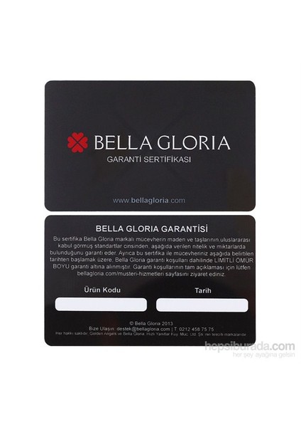 Bella Gloria 3 Sıra Siyah Taşlı Gümüş Küpe (GP00100)