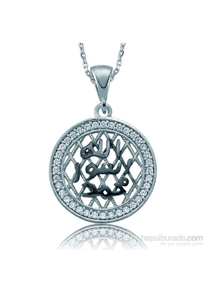 Bayan Lili Gümüş Mührü Şerif Kolye