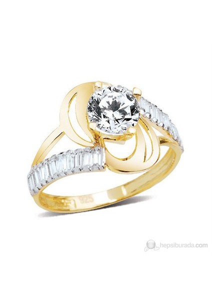 Allegrogold Tek Taş Yüzük Agt0133