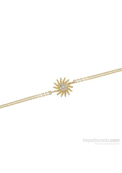 14 Ayar Altın Güneş Bileklik
