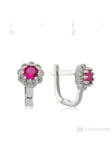 Gumush 925 Zirkon Taşlı Küpe | Ea1080006