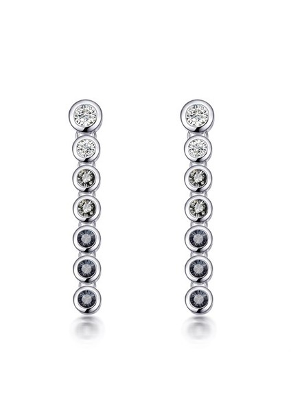 Swarovski® Taşlı Su Yolu Küpe