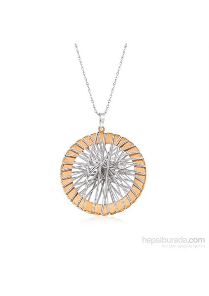 Altınsepeti Gümüş Oval Telli Kolye Astm0016910