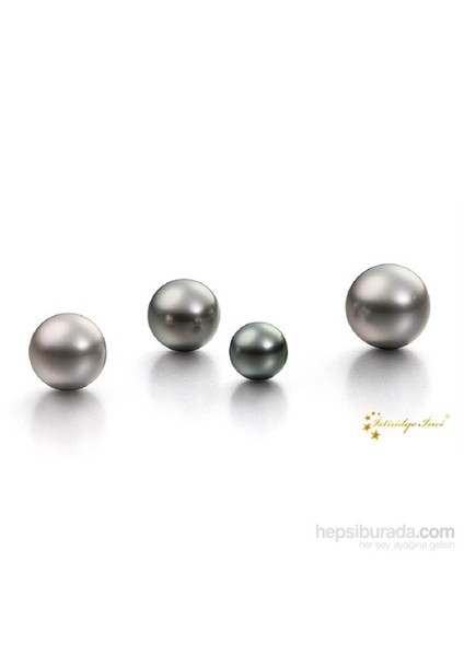 Katre Safir Kolye Seti ( 8-9 Mm Tahiti Aaa Kalite)
