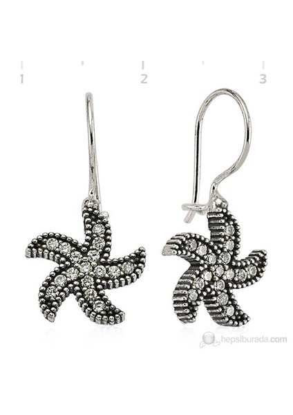 Gumush 925 Zirkon Taşlı Gümüş Küpe | Ea1760008