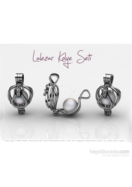 Lalezar Pırlanta Kolye Seti (H-Sı1)