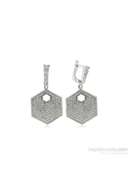 Tozlu Gümüş Zirkon Taşlı Altıgen Set 438275 fiyatları