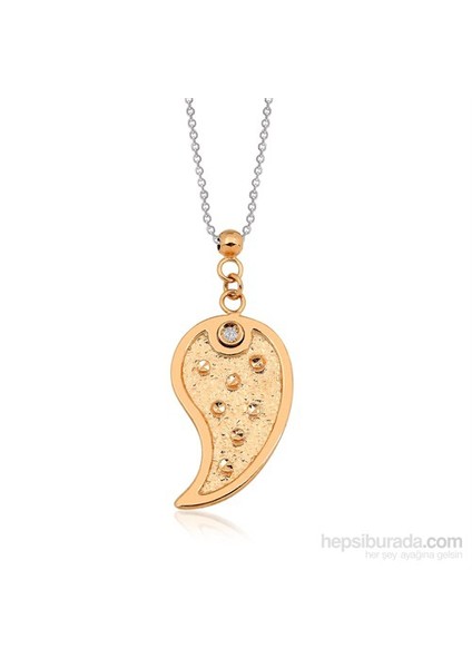 Altınsepeti Pırlantalı Gümüş Kanat Kolye Mf021585