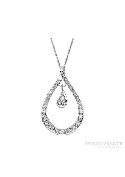 0.25 Karat Pırlanta Damla Kolye Gzkl131