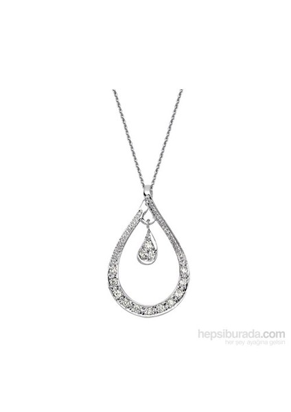 0.25 Karat Pırlanta Damla Kolye Gzkl131 fiyatları
