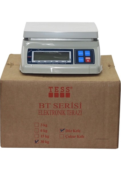 Bt Seri 30 Kg Tartım Terazisi