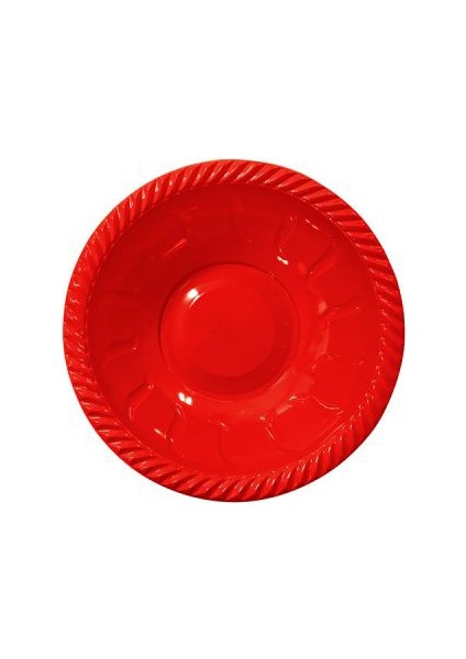 Roll Up Yuvarlak Kırmızı Plastik Kase 22 cm