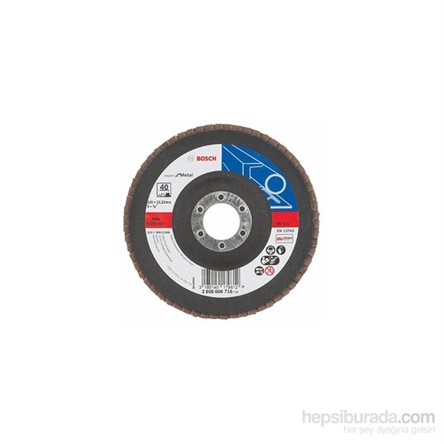 Bosch - Flap Zımpara Diski - 125 Mm, 22,23 Mm, 40 Kum