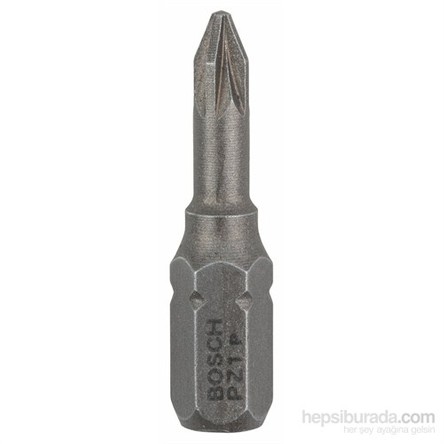Bosch - 3'Lü Paket - Ekstra Sert Seri Vidalama Ucu - Pz 1, 25 Mm