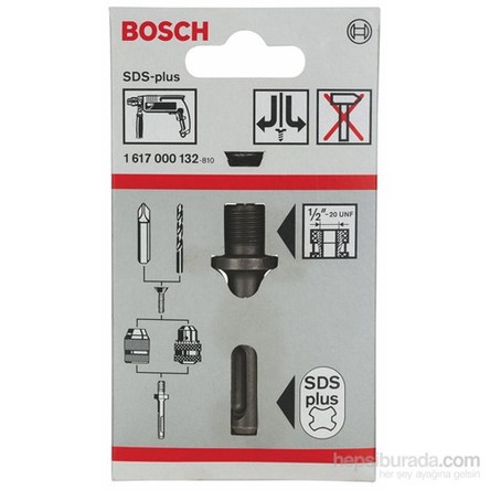 Bosch - Sds-Plus Mandren İçin Giriş Şaftı - 1/2"-20 Unf