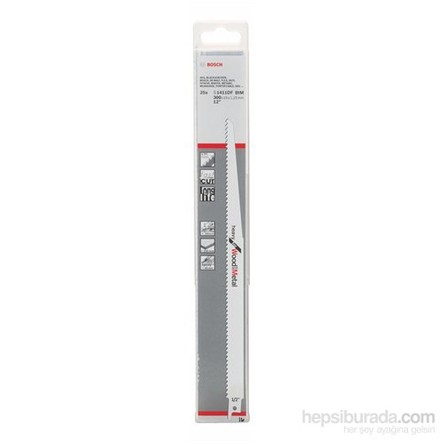 Bosch - Heavy Serisi Ahşap Ve Metal İçin Tilki Kuyruğu Bıçağı S 1411 Df - 25'Li Paket