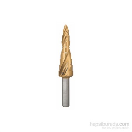 Bosch - Kademeli Matkap Ucu Hss-Tin - 4 - 12 Mm, 6,0 Mm, 66,5 Mm