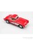Kırmızı 1957 Chevrolet Corvette 1/34 Çek Bırak Die-Cast Model Araç 1