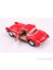 Kırmızı 1957 Chevrolet Corvette 1/34 Çek Bırak Die-Cast Model Araç 2