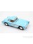 Mavi 1957 Chevrolet Corvette 1/34 Çek Bırak Die-Cast Model Araç 1