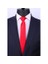 Kırmızı Slim Düz Saten Kravat Sk5030 1