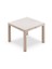 Classi 90X150cm Rattan Efektli Camlı Masa Takımı 1