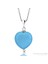 Gumush Gümüş Turkuaz Doğal Taş Kalp Kolye 2