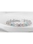 Renkli Swarovski® Taşlı Su Yolu Bileklik 1