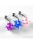 Renkli Slikon Uçlu Piercing 3 Adet Set P084 1