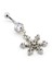 Taşlı Kar Tanesi Göbek Piercing P114 1