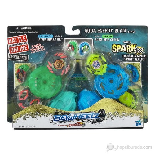 Beyblade Beywheelz İkili Paket Aqua Energy Slam 1256 Fiyatı