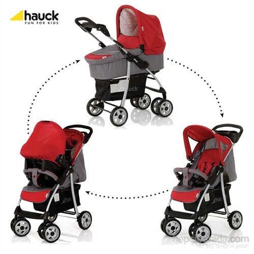 Hauck Shopper Trio Seyahat Sistem Bebek Arabası / Smoke Fiyatı