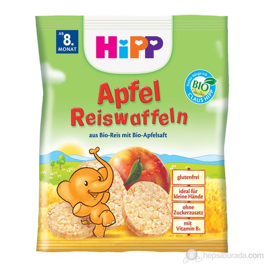 Hipp Organik Elmalı Pirinçli Bebek Gofreti 30 gr Fiyatı Hipp Organik Elmalı Pirinçli Bebek Gofreti 30 gr Fiyatı