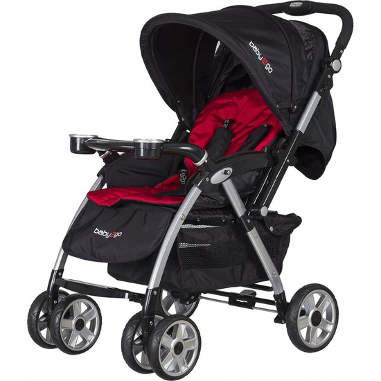 Baby2Go 8871 Carrier Bebek Arabası Siyah Kırmızı Fiyatı